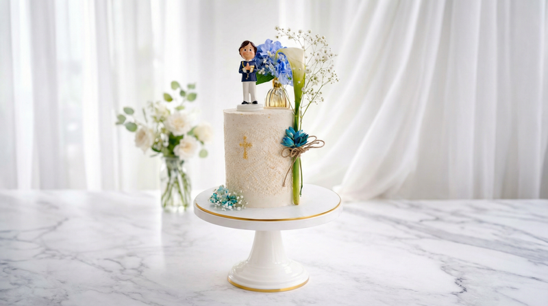 tarta con muñequito